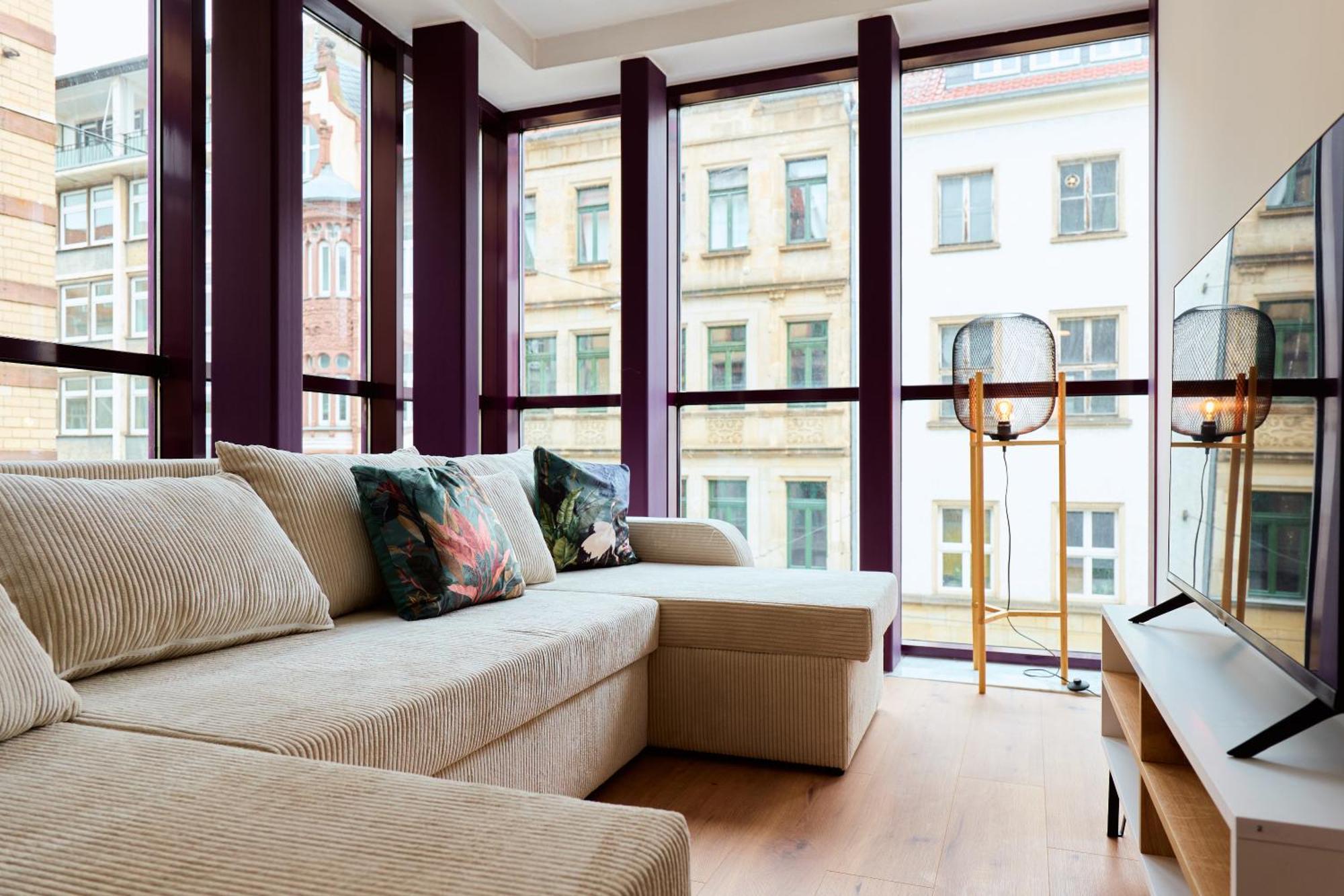 Stylisches Apartment I Fahrstuhl I Bahnhofsnah 에르푸르트 외부 사진